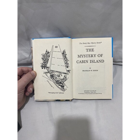 Hardy Boys Volume 8 Mystery of Cabin Island Hardcover by Franklin Dixon - Picture 6 of 8